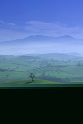 Vista dell'Amiata dalla zona del MOntecucco