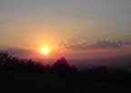 Tramonto visto dalla vetta dell'Amiata (5kb)