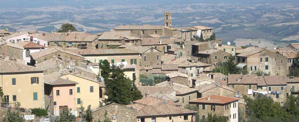 Montalcino nelle vicinanze del Monte Amiata