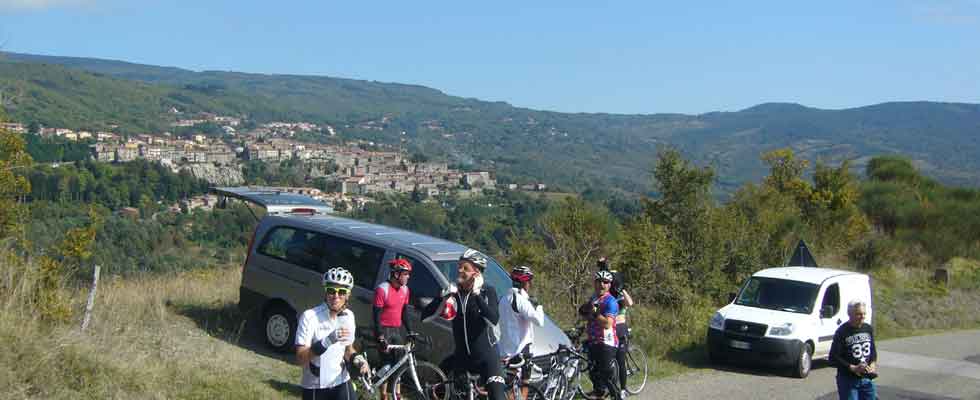 Cycling on Monte Amiata