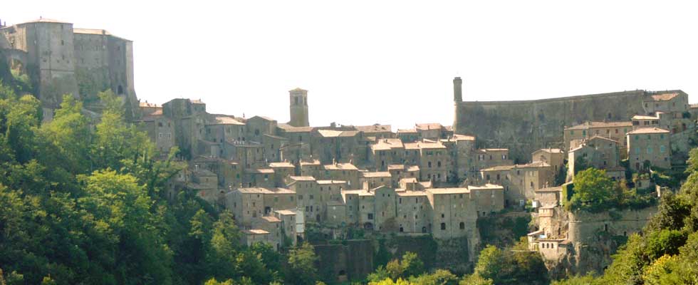 Sorano nelle vicinanze del Monte Amiata